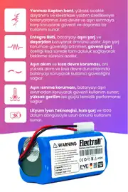 Xiaomi Robot Vacuum E12 Uyumlu Batarya 3500mah