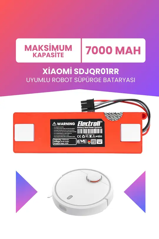 Xiaomi Sdjqr01rr Uyumlu Batarya 7000mah
