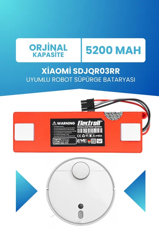 Xiaomi Sdjqr03rr Uyumlu Batarya 5200mah