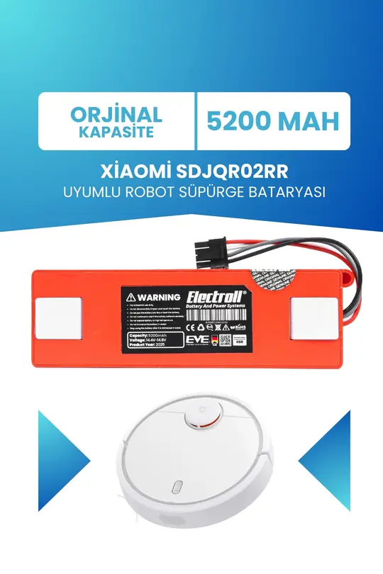 Xiaomi Sdjqr02rr Uyumlu Batarya 5200mah