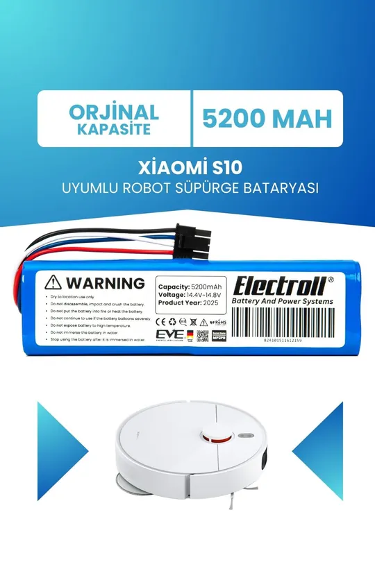 Xiaomi S10 Uyumlu Batarya 5200mah